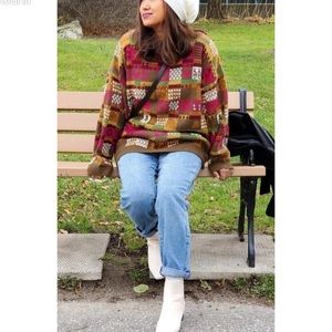 Vintage colorful sweater